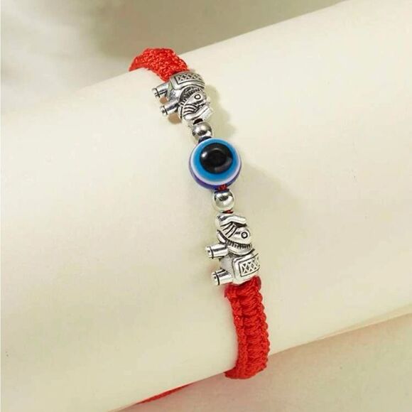 5 for $25  Evil Eye 🧿 Elephants 🐘 String Bracelet - Picture 1 of 6